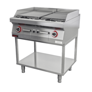 700.OGL-800.T Lawa grill 800 mm 14kW na podstawie szkieletowej