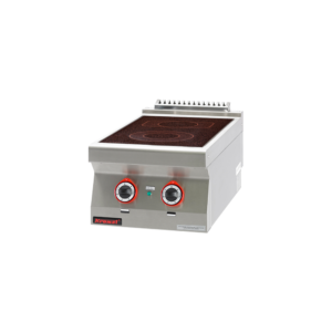 700.KE-2C Kuchnia elektryczna ceramiczna 2 pola 1x2,1kW + 1x2,0kW